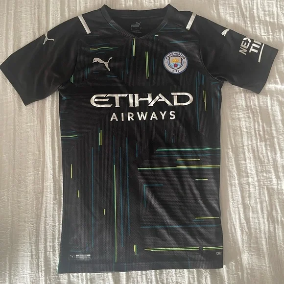 Manchester City Player Issue GK s/s Shirt. - Picture 1 of 3